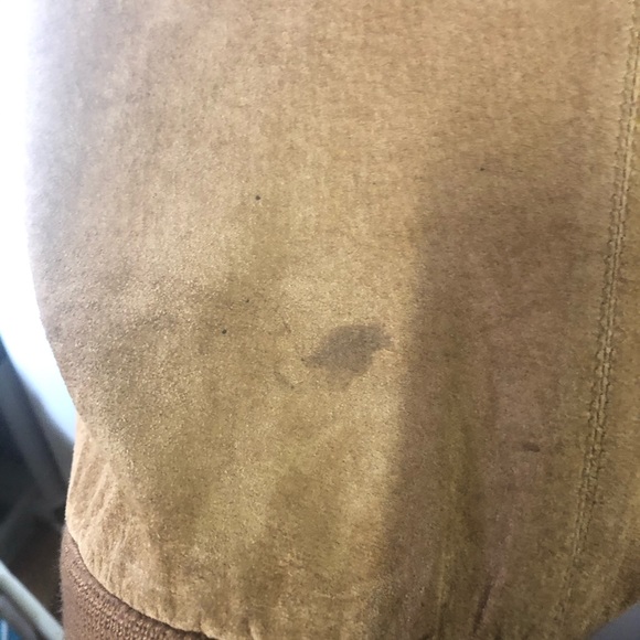 Hill and Archer suede bomber jacket vintage sz 46 - Picture 9 of 9